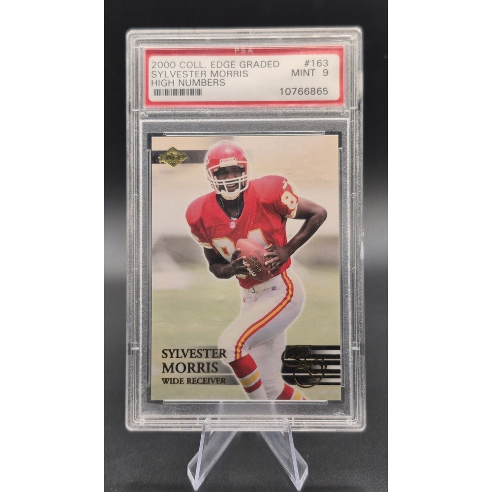2000 Collector's Edge Sylvester Morris #163 High Numbers Rookie PSA 9 MINT KC